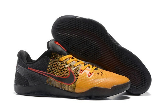 Kobe 11 EM Yellow Black Red Basketball Shoes